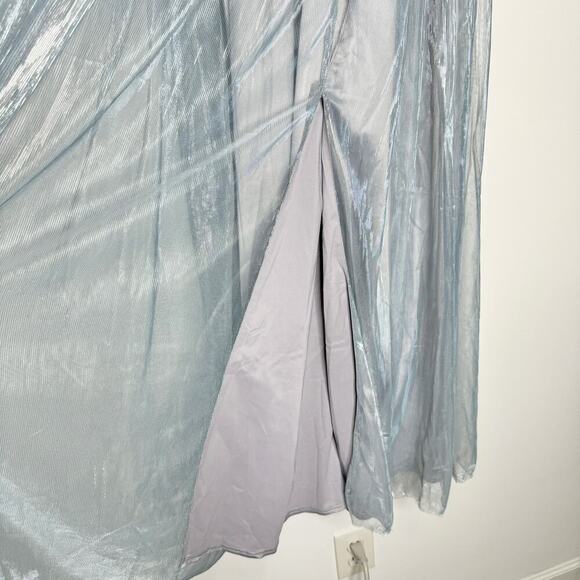 Alamour the Label Aurora Gown in Dusty Blue Size Medium - Picture 10 of 16